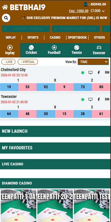 Cricket Betting App