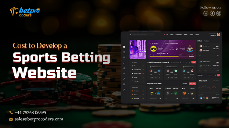 Cost to Develop a Sports Betting Website
