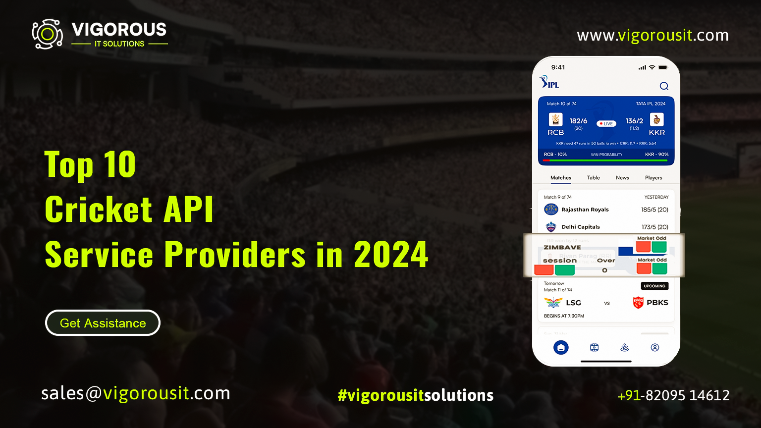 Cricket API Service Providers