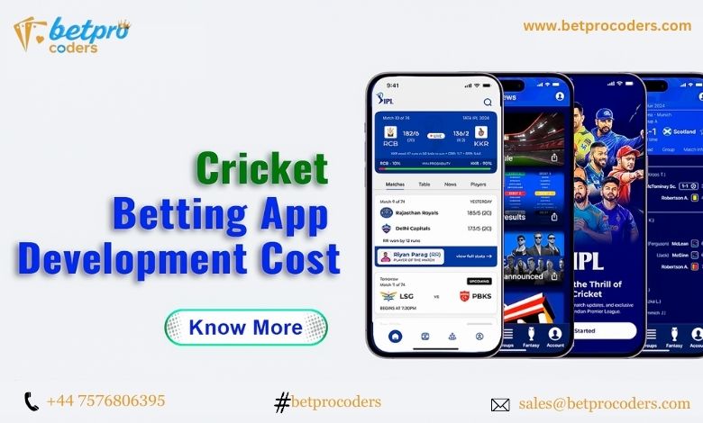 Cricket Betting App Development Cost