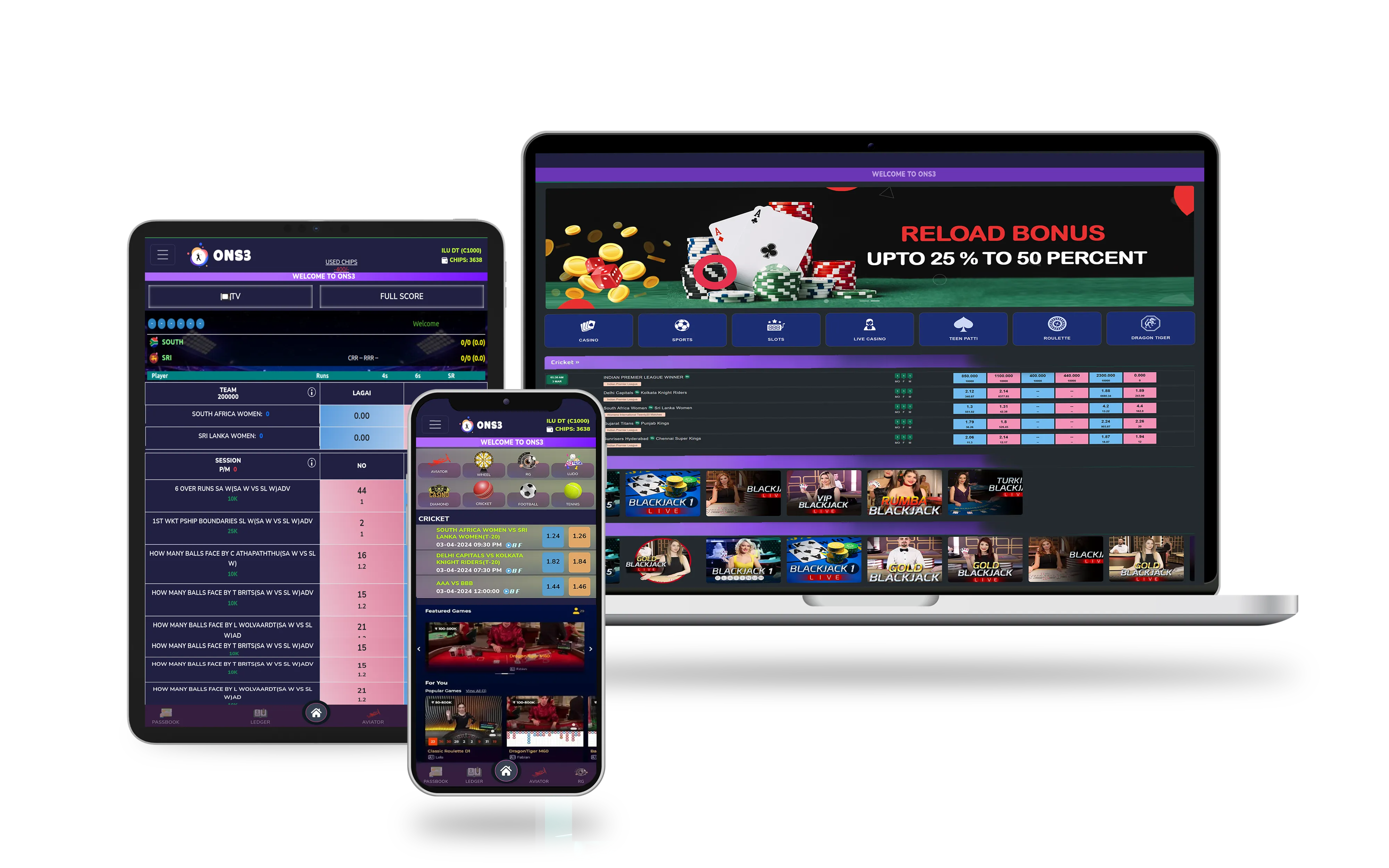 Native Betting Platform: ONS3