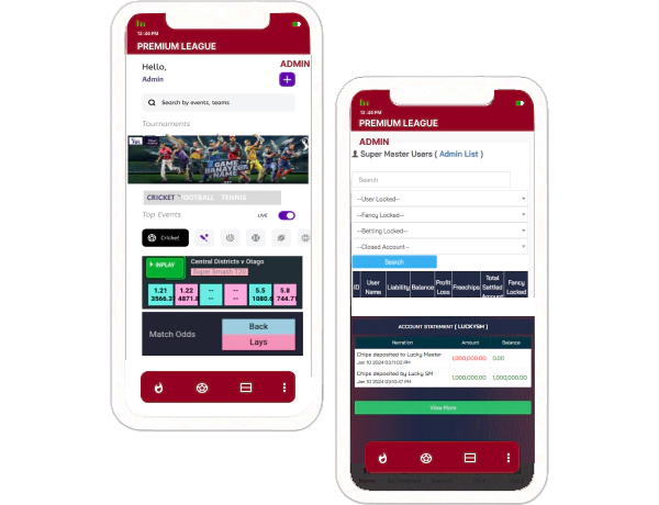 Cricket Betting Admin Panel
